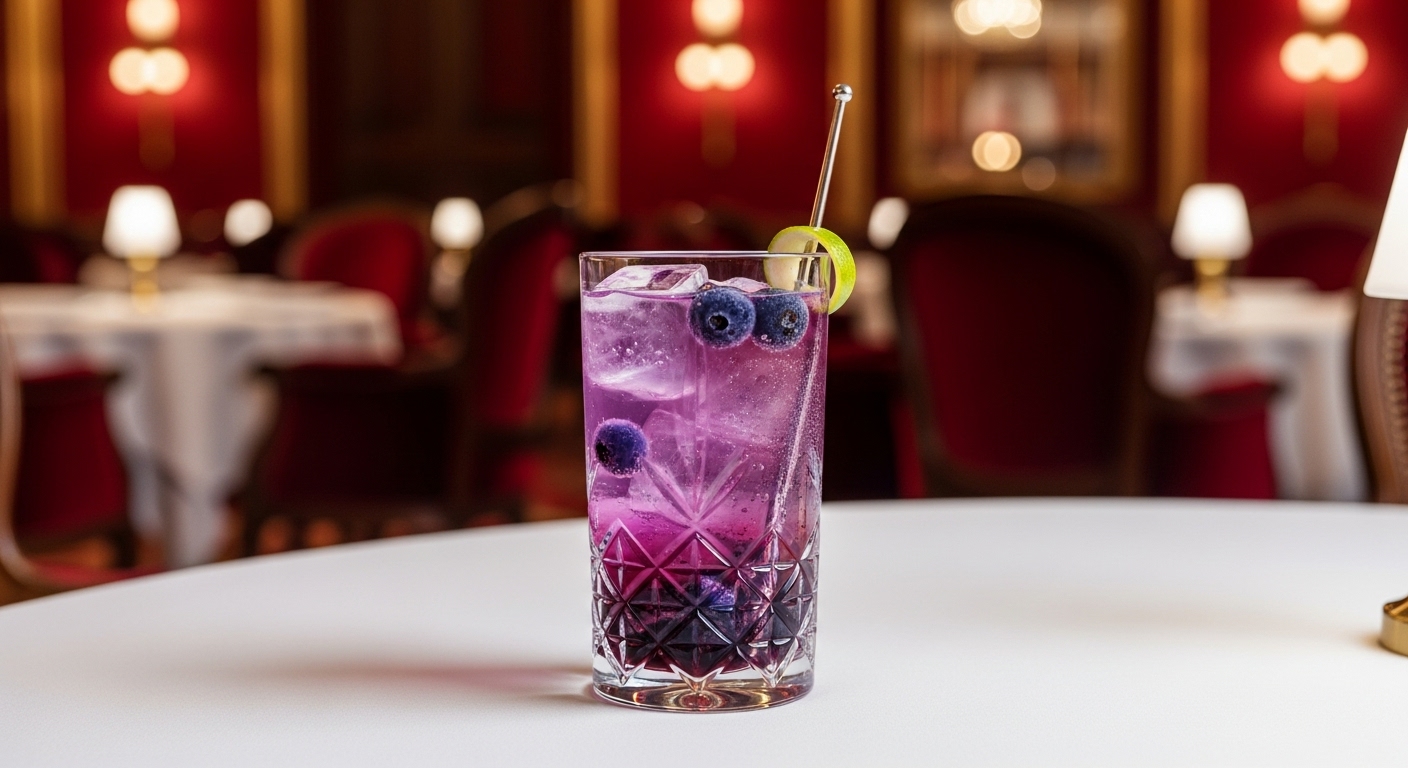 Blueberry Sparkling Soda